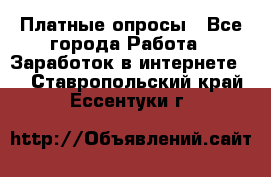 Платные опросы - Все города Работа » Заработок в интернете   . Ставропольский край,Ессентуки г.